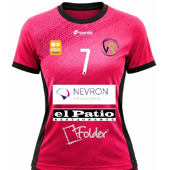 Camiseta de juego Rosa Chico AD Voleibol Rivas
